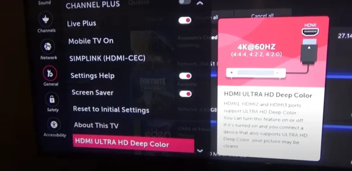 Changing Refresh Rate on LG TV