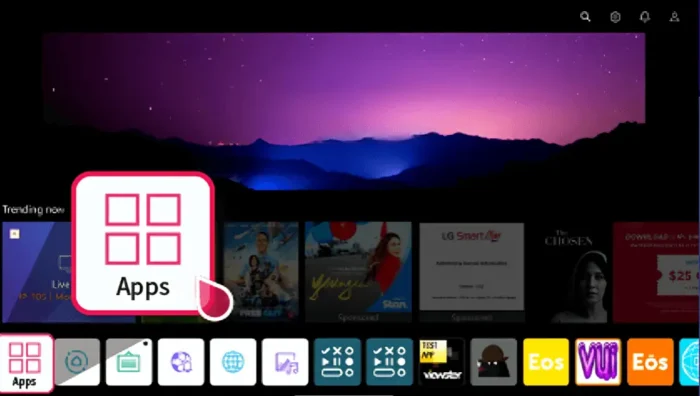 lgtv select apps fubo