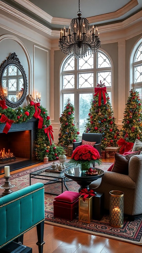 bold jewel tones shine