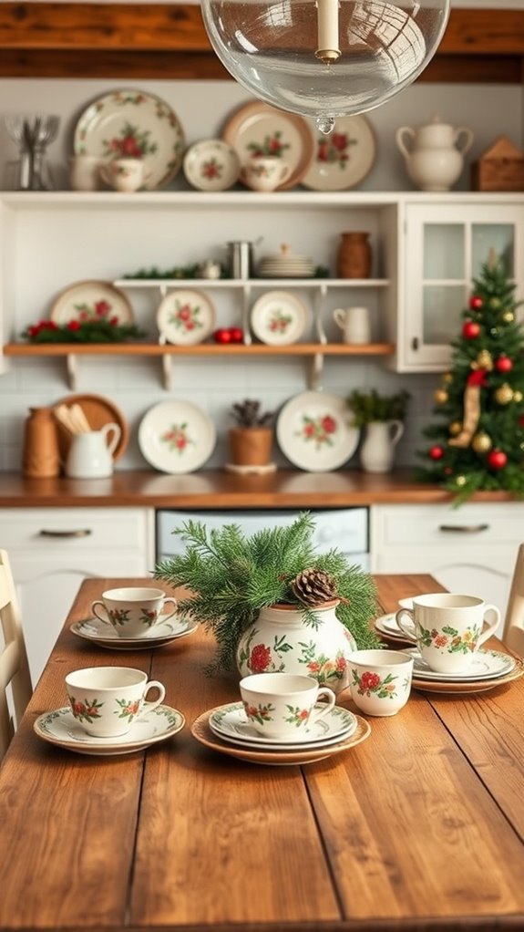 charming vintage inspired dishware