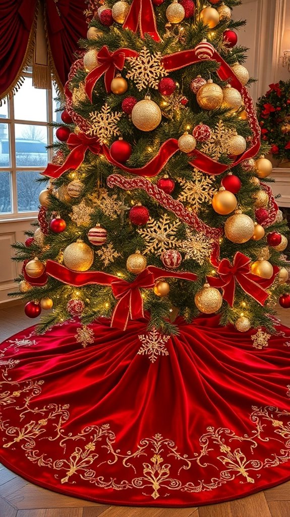 choose a cozy striking tree skirt