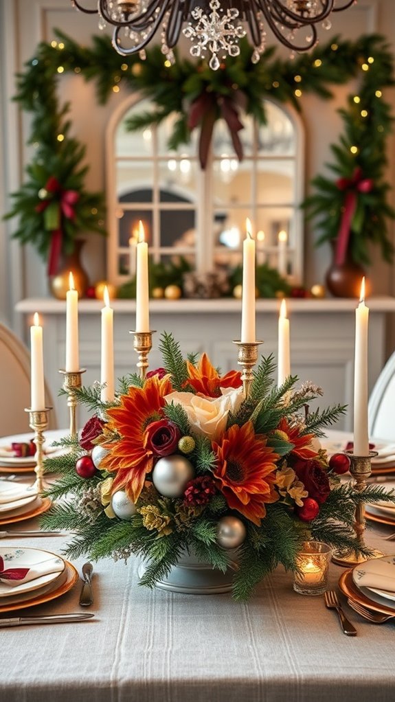 christmas center table decor