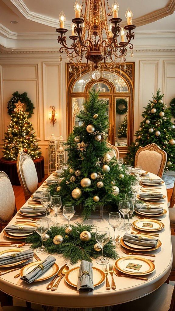 christmas dining room decor