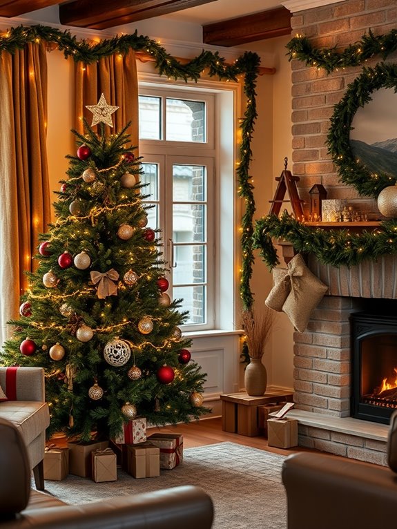 christmas living room decor