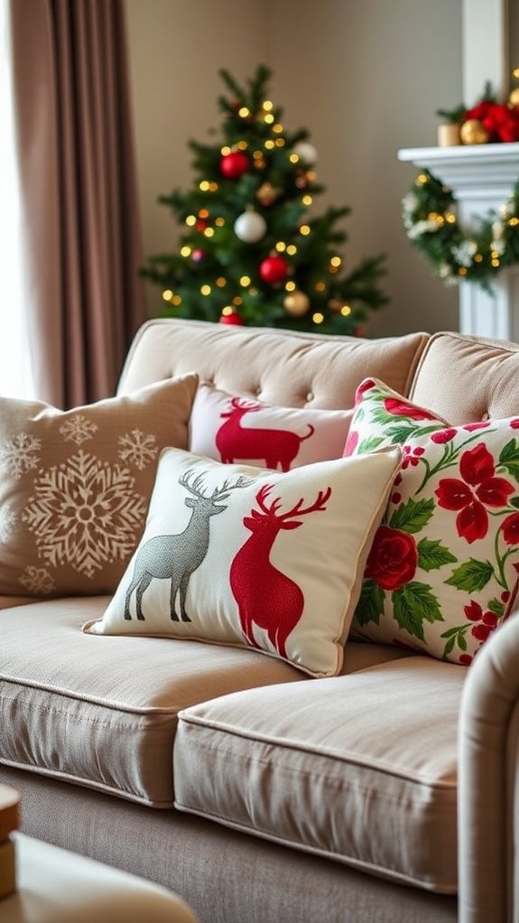 christmas pillow decor ideas