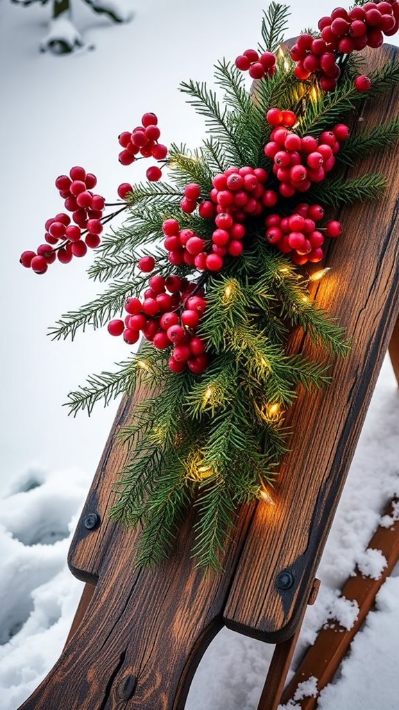 christmas sled decoration ideas
