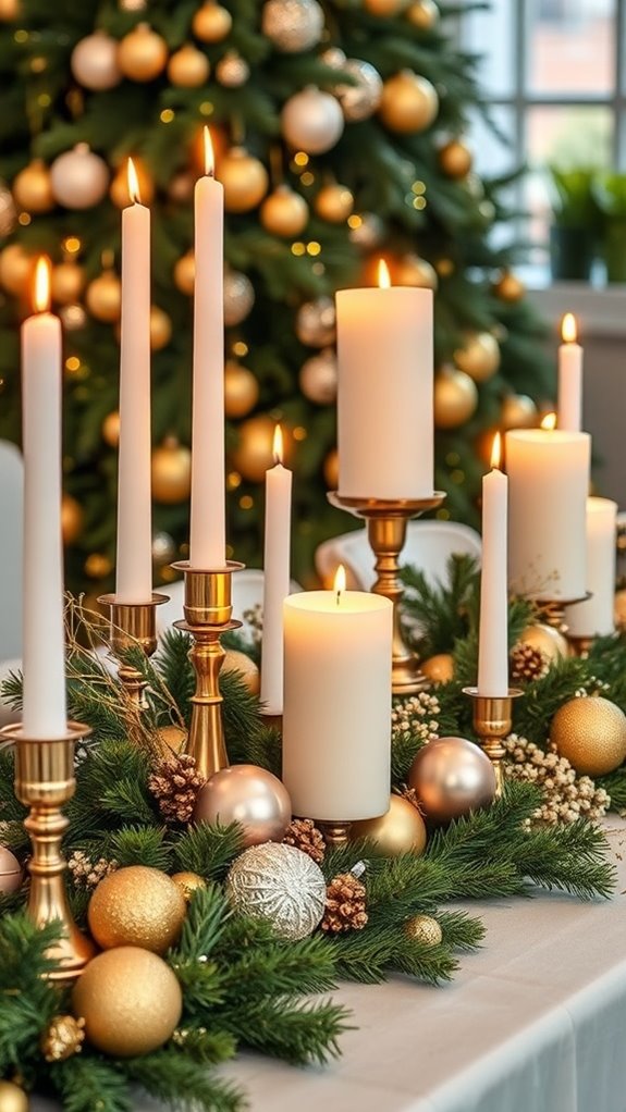 cozy candle arrangements tutorial