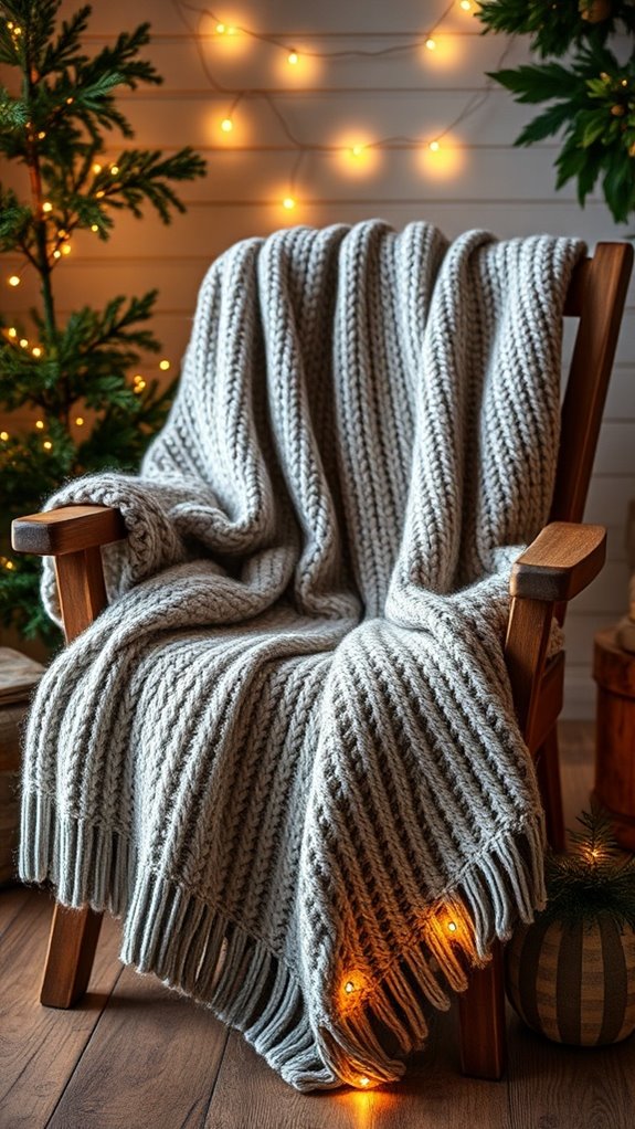 cozy festive throw blankets