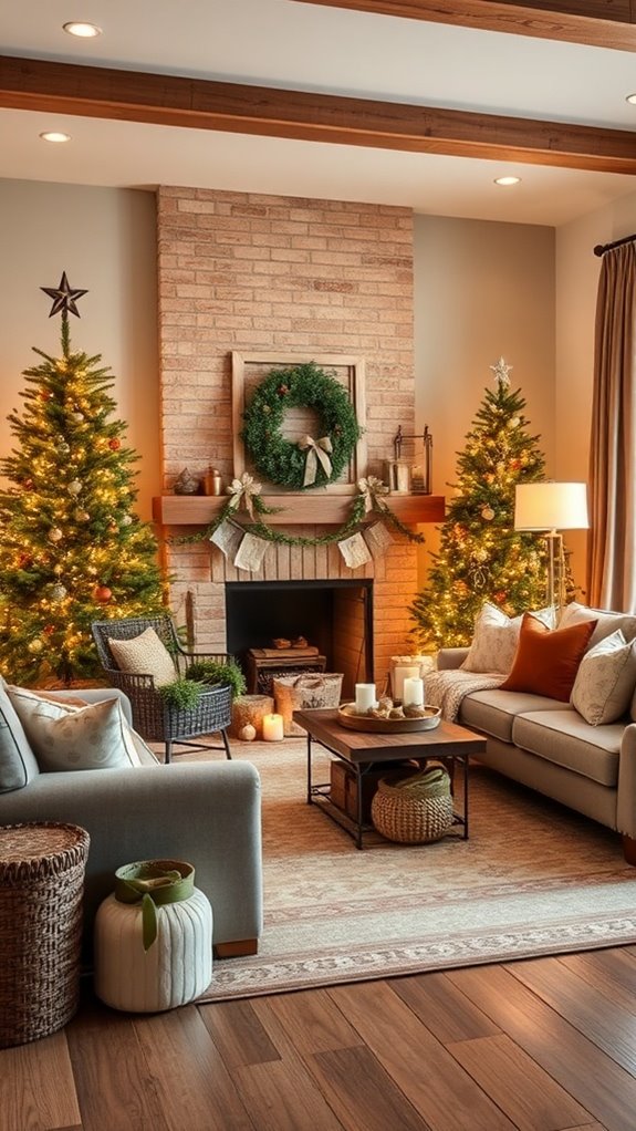 cozy rustic holiday decor