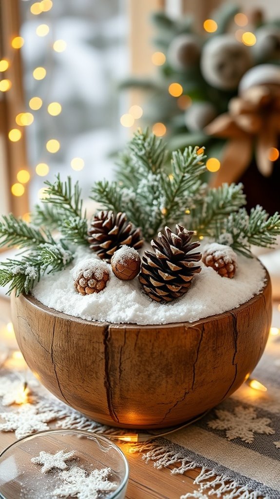cozy snowy winter decor