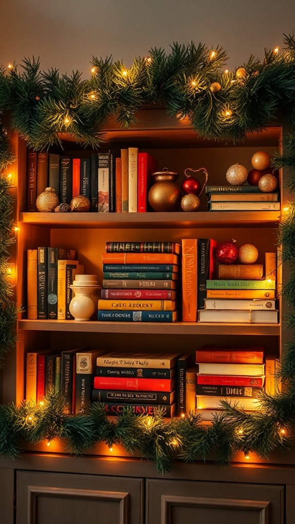 cozy string lights arrangement