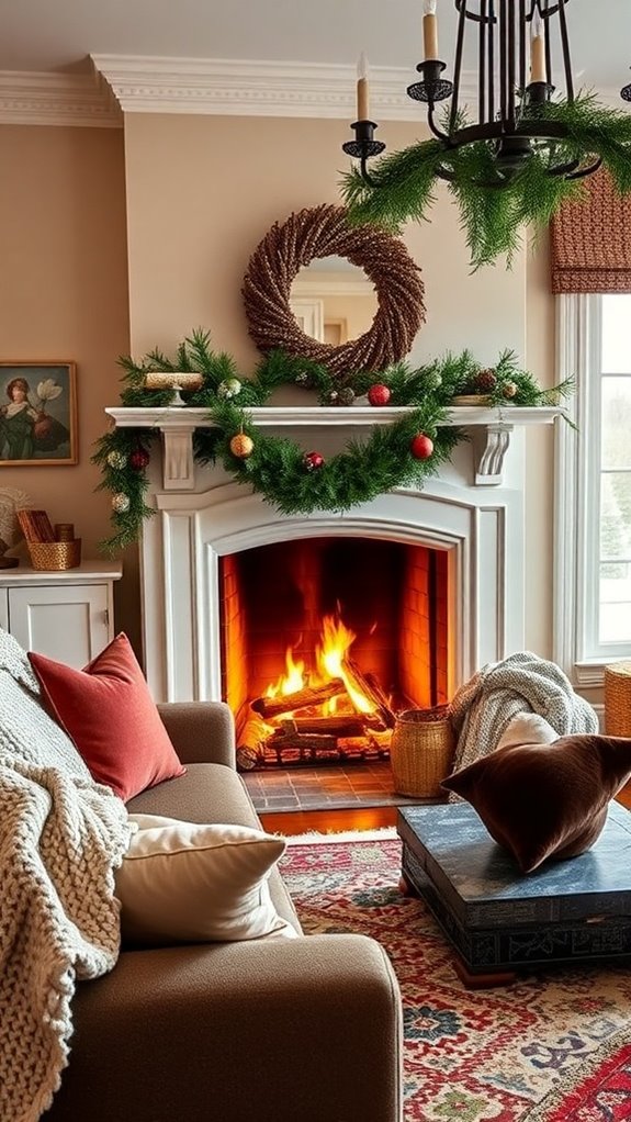cozy textiles for holidays