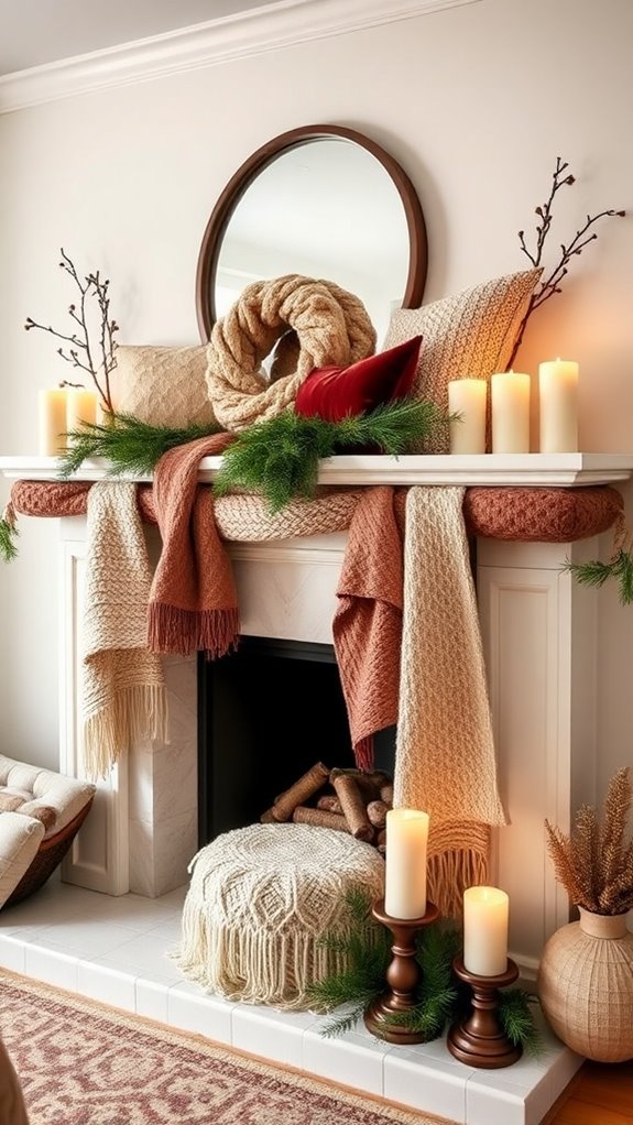 cozy textiles for winter warmth