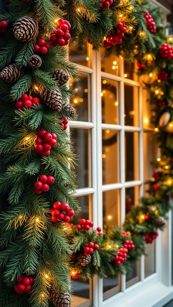 cozy window garland decor