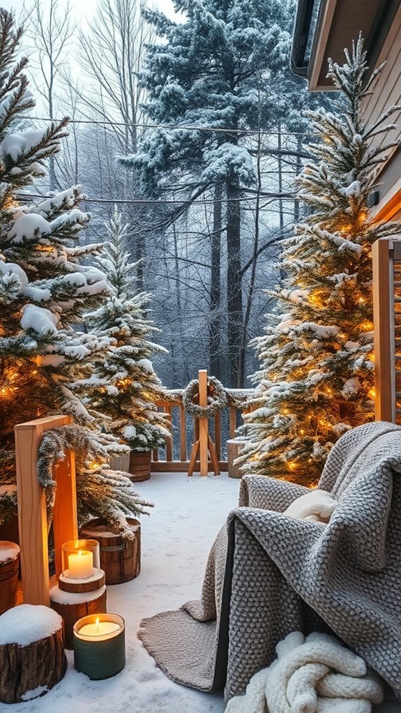 create a natural winter wonderland