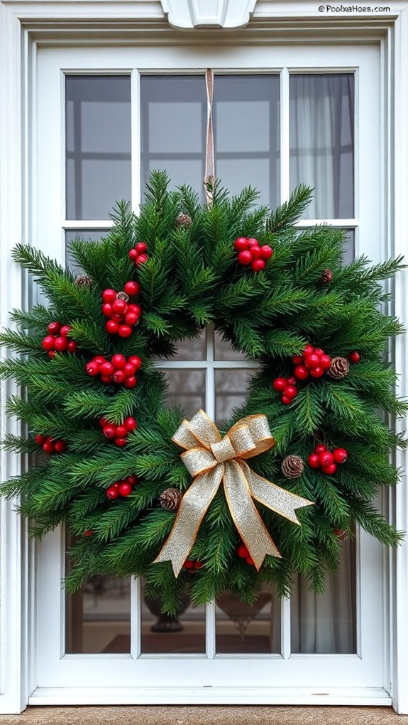 create festive seasonal wreaths