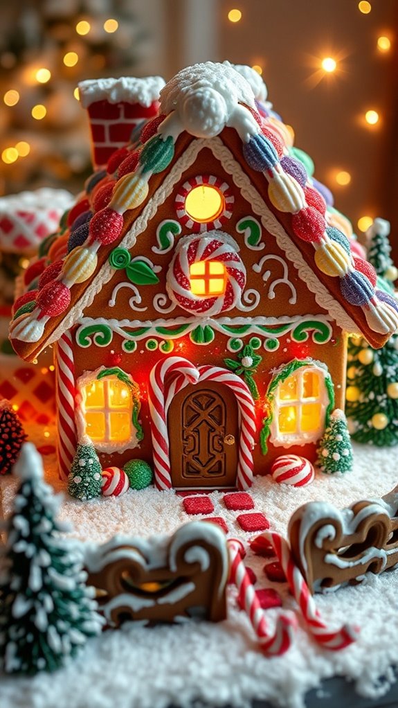 creative gingerbread house decorations