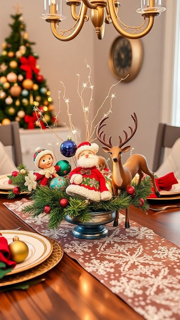 creative holiday table centerpieces