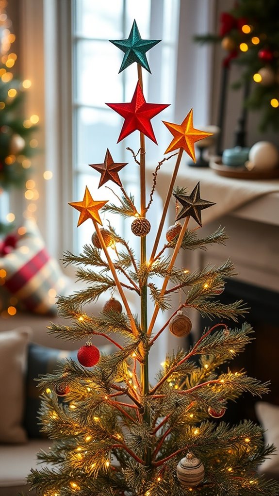 creative pencil tree toppers
