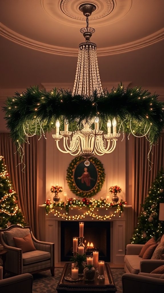 decorative garland enhances decor