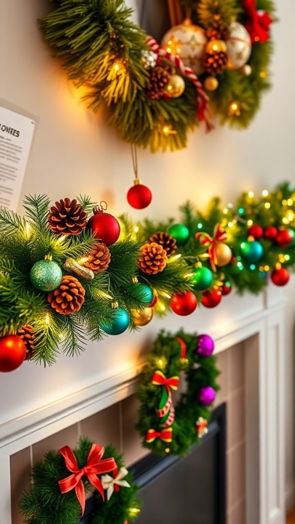 diy festive holiday garland