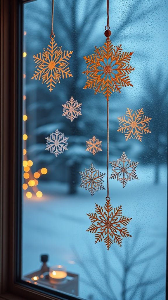 diy snowflake decorations instructions