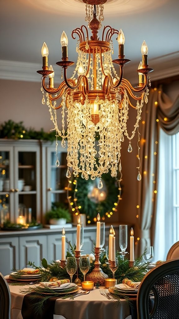 drape lights for sparkle
