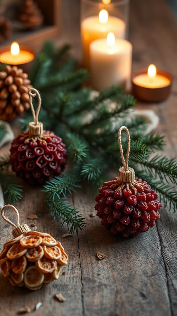 dried fruit holiday decorations