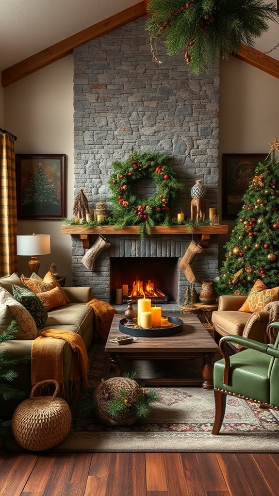 earthy colors create coziness