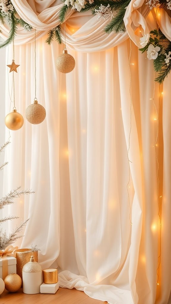 elegant gold and white