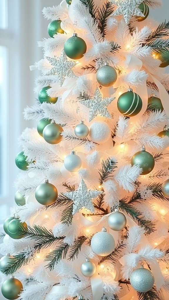 elegant white ornament styling