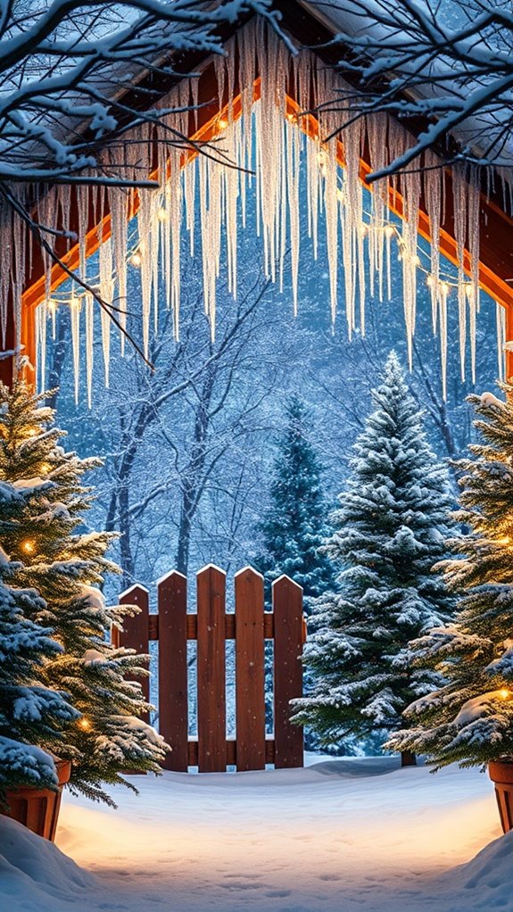 enchanted winter wonderland setup