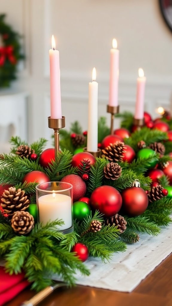 festive dining table decor