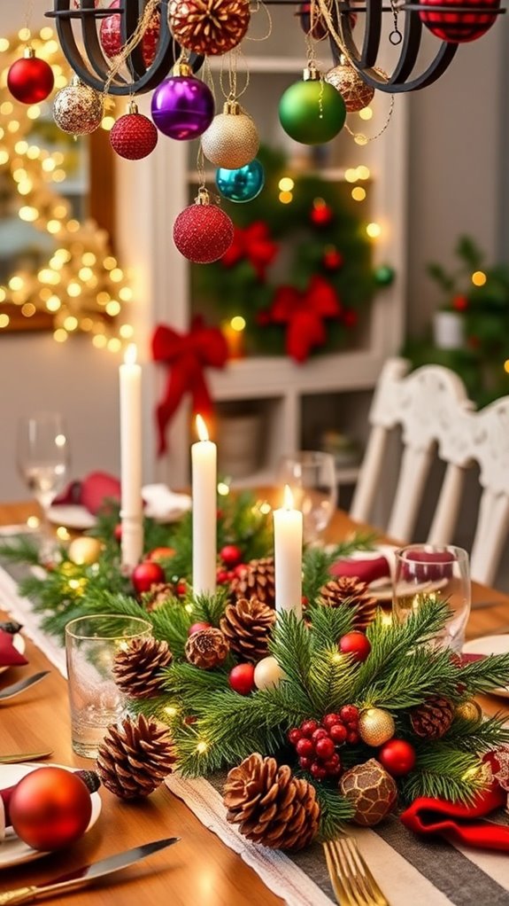 festive holiday table settings
