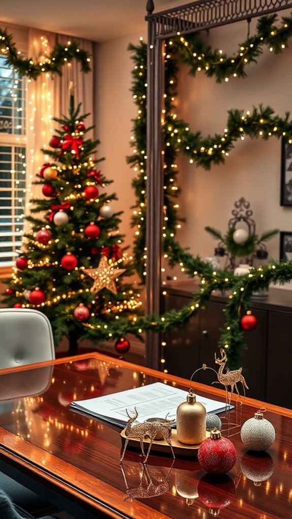 festive office decoration ideas