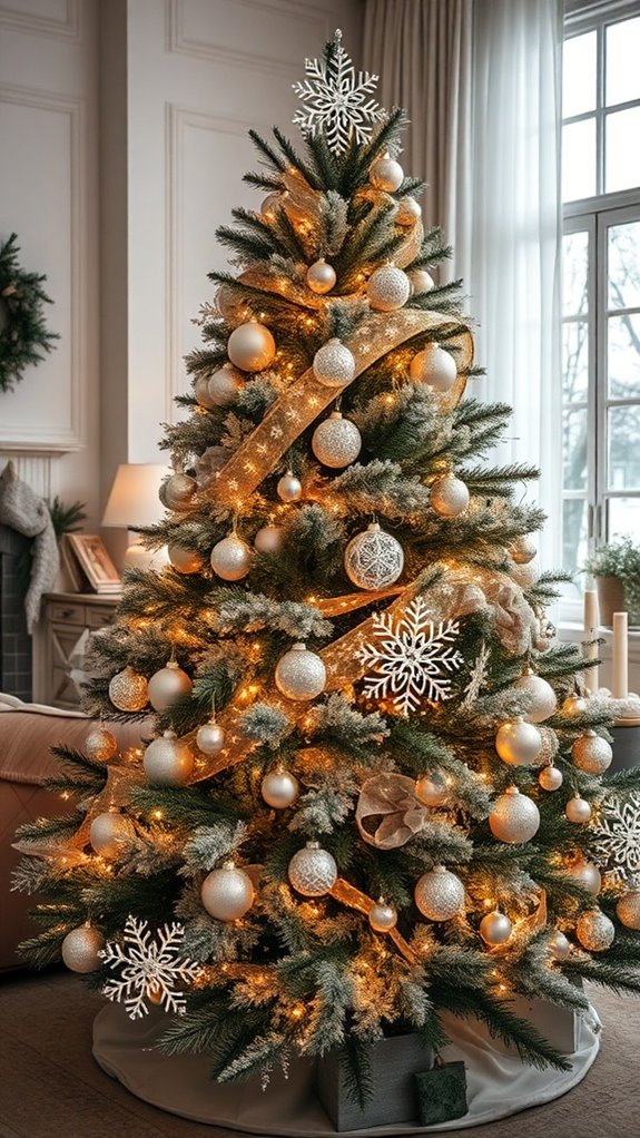 frosted ornaments for christmas