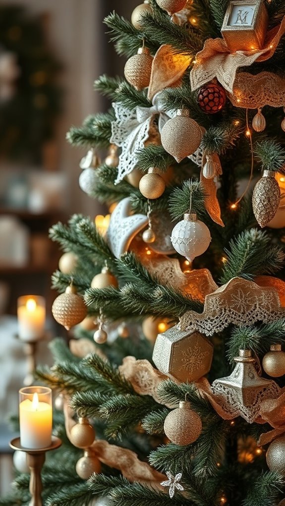 handcrafted vintage christmas decorations