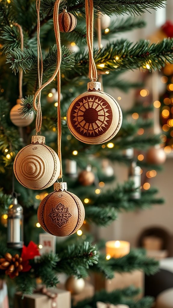 handcrafted wooden ornament creativity