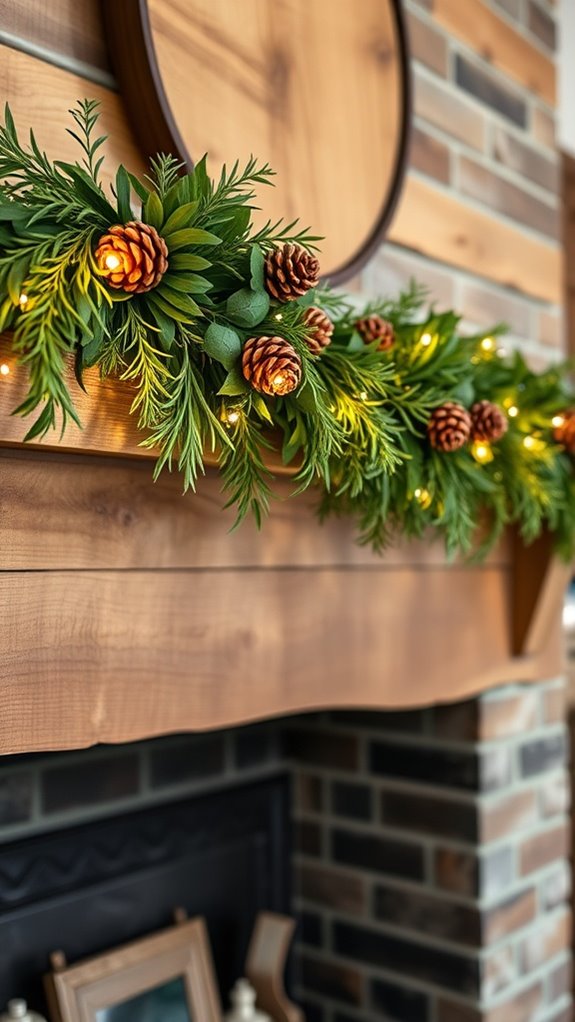 herb and greenery garlands