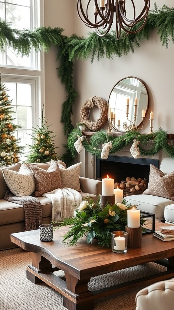 incorporate rustic natural decorations