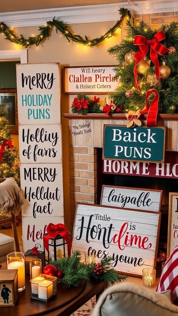 jolly holiday signs crafting fun