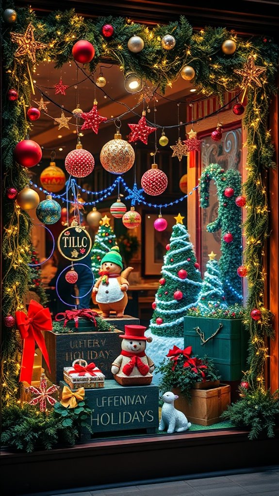 magical holiday window displays