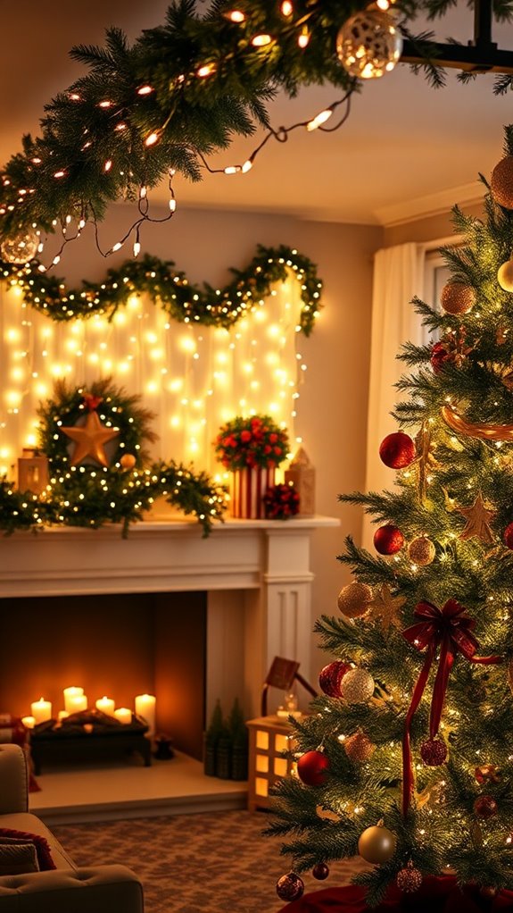 magical winter light displays