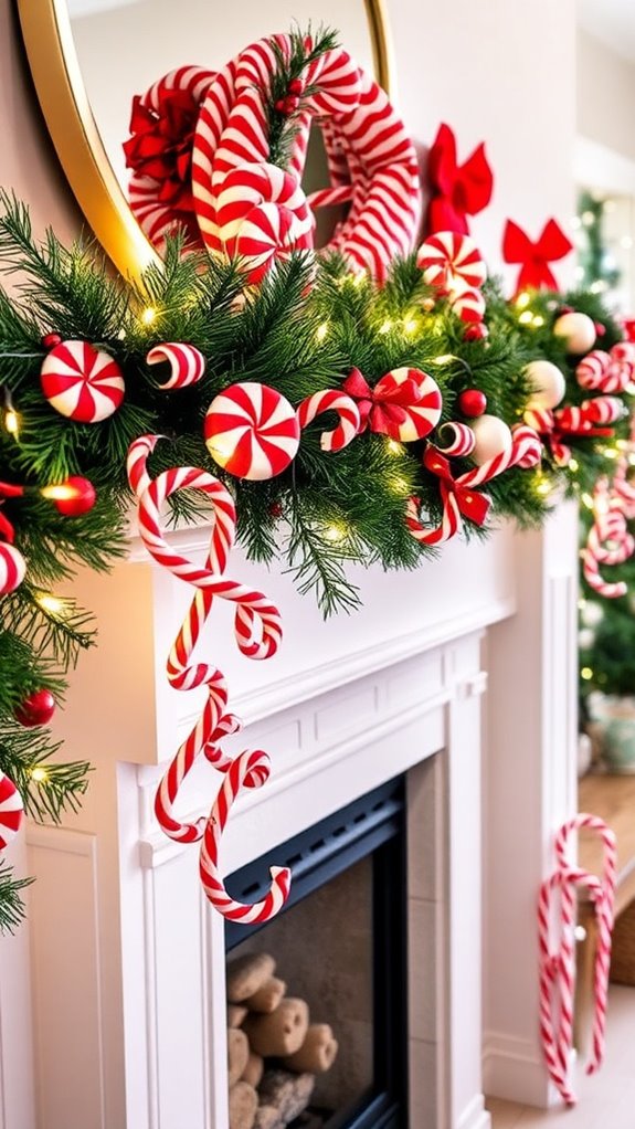 peppermint garland crafting guide