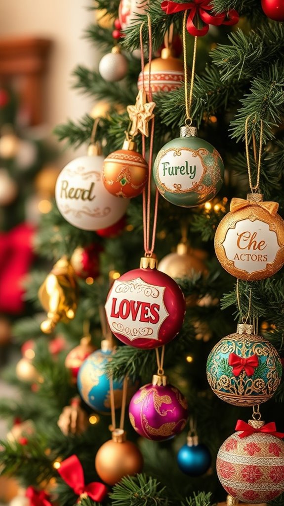 personalized christmas tree ornaments