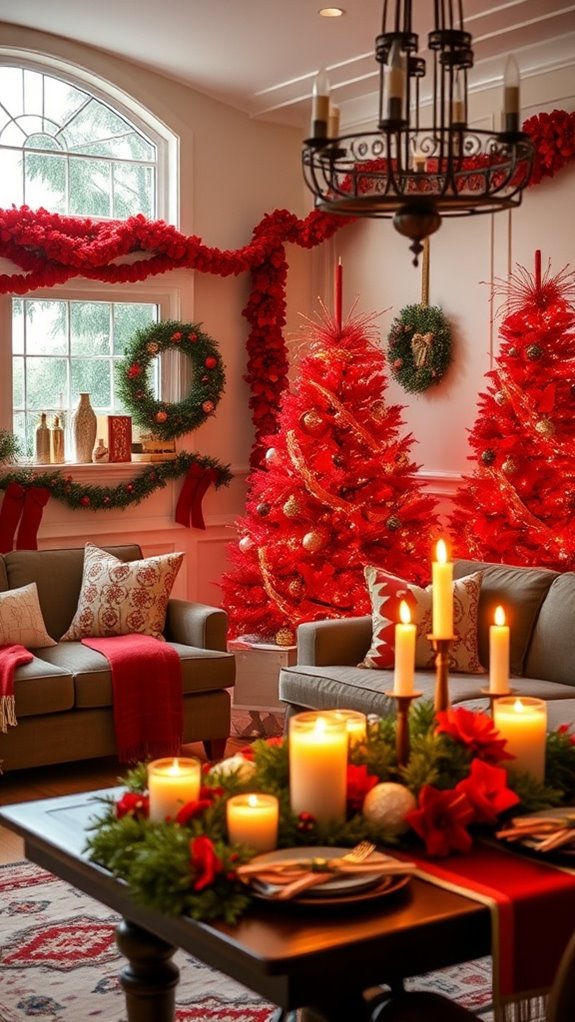 red christmas decor ideas