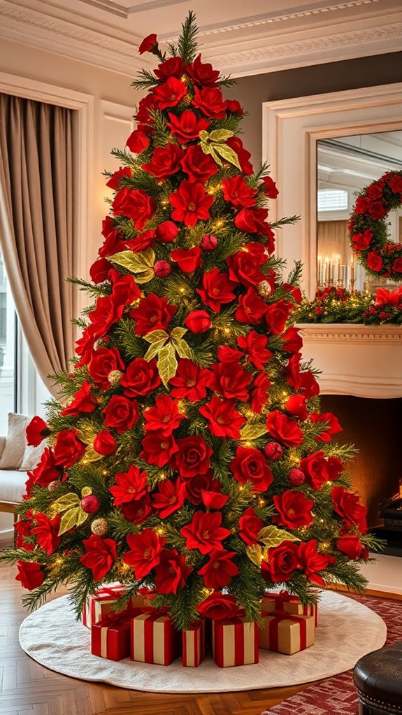 red flowers for holidays