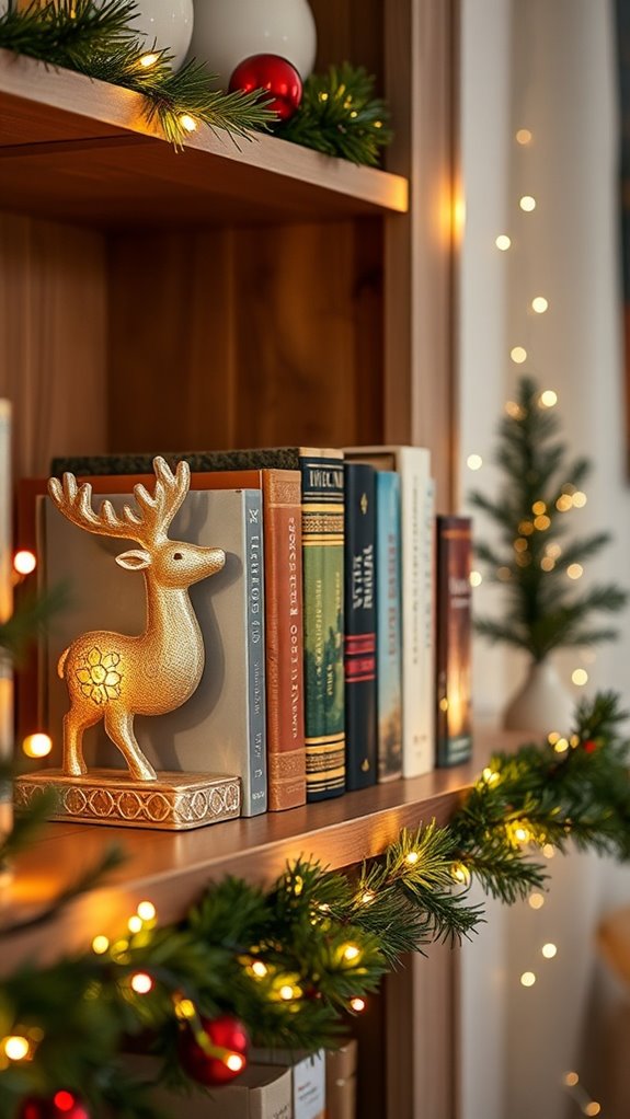 seasonal bookends for decorations