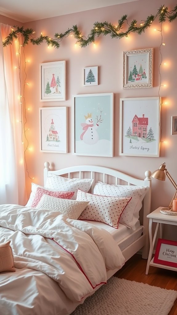 themed festive wall art