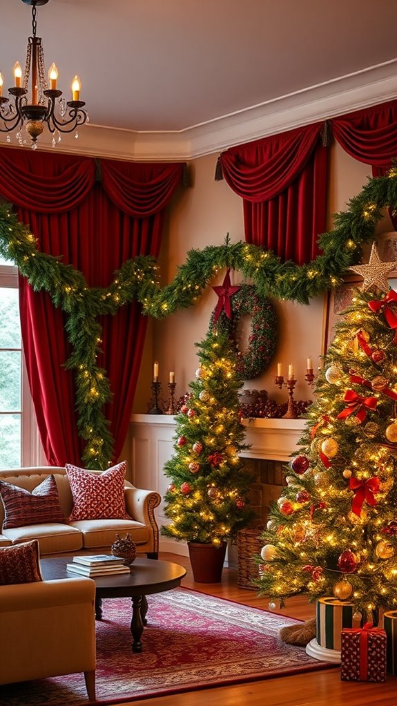 timeless red and green d cor